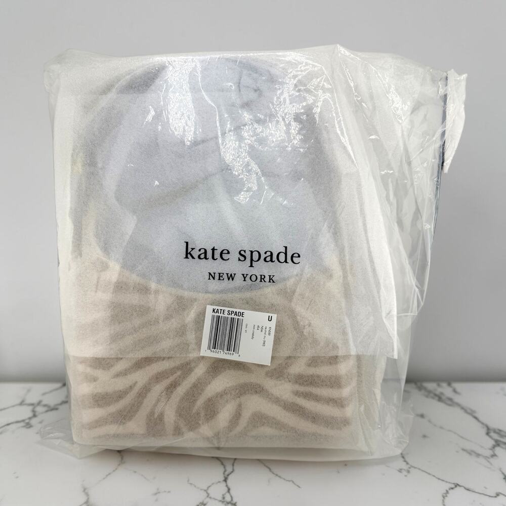 NWT Kate Spade 454 Zebra Print Mini Crossbody Bag Neutral Multi KN589 - Picture 6 of 6